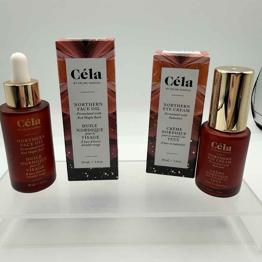 Céla Northern Face Oil And Eye Cream By Celine Tadrissi Moisture Anti-aging Care